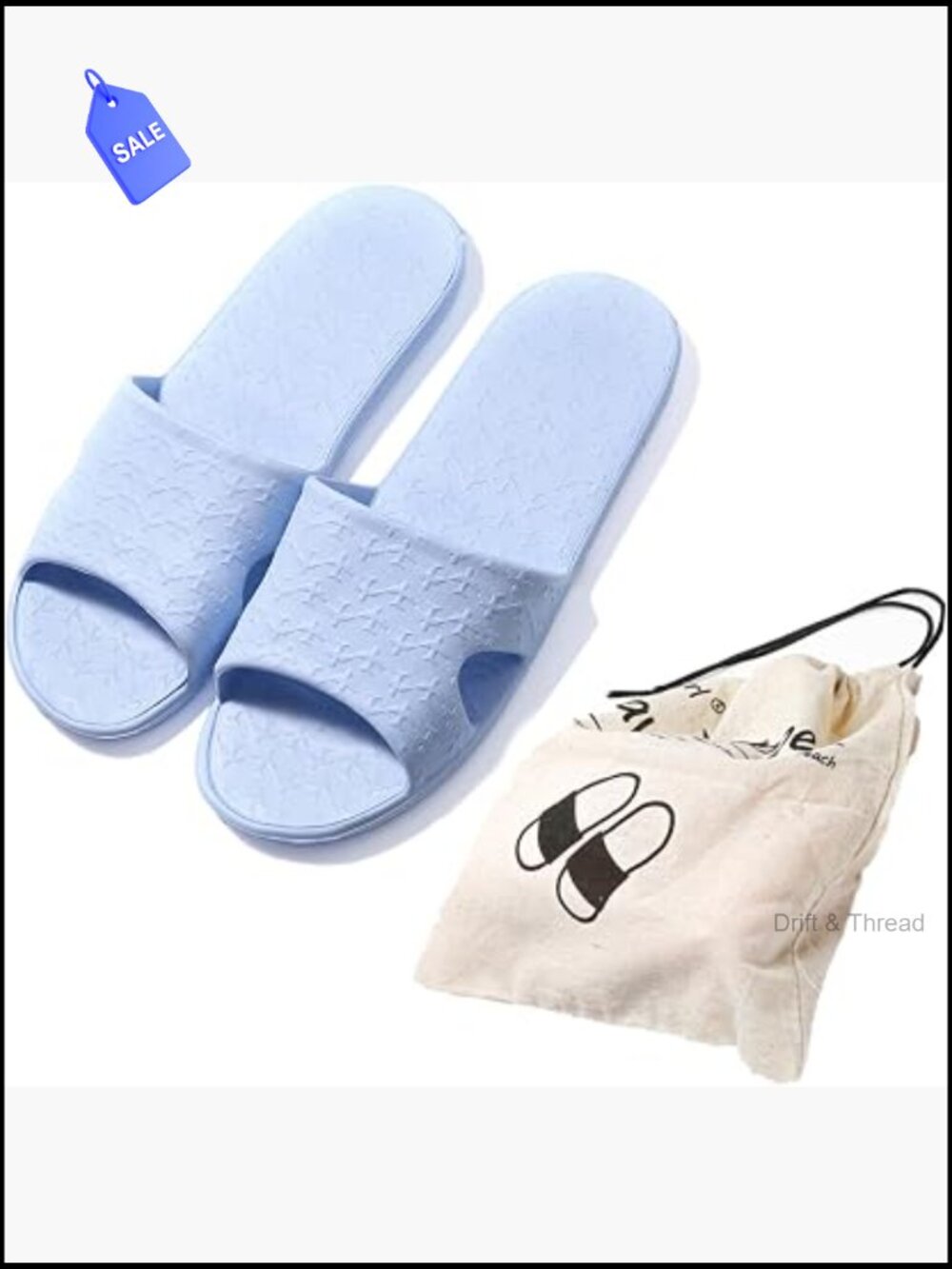 Foldable Travel Slippers Unisex EVA Non-Slip Quick Dry Lightweight Shower Spa